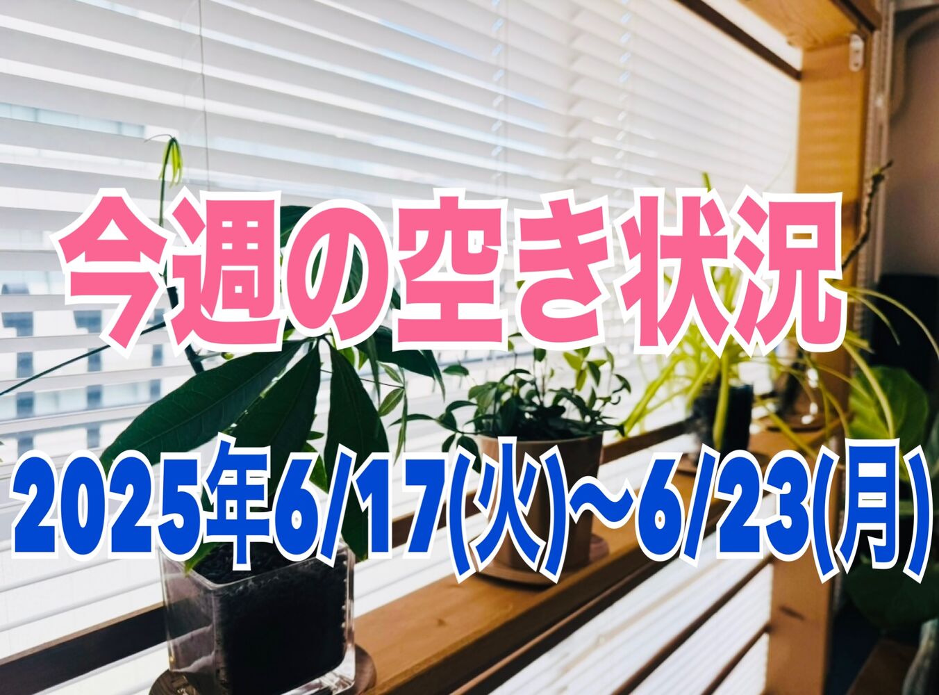 【今週の営業と空き状況】半蔵門駅徒歩１分首肩こり解消整体