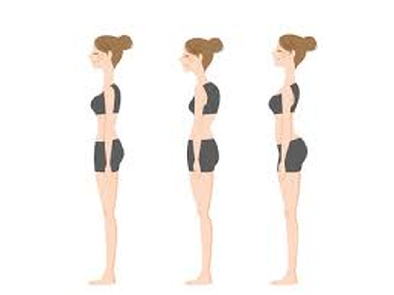 巻き肩で反り腰だけど歩きやすい。このままで良いんじゃない？